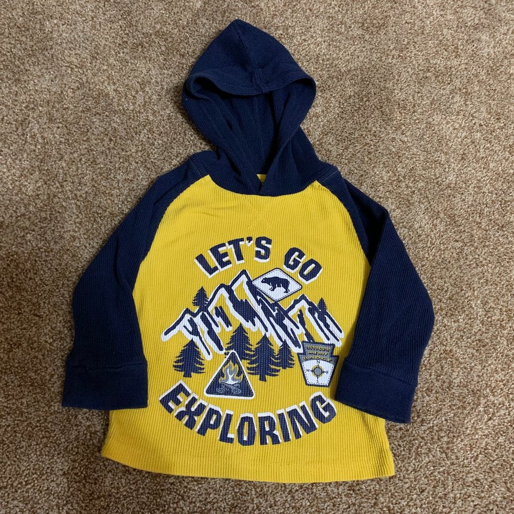 Garanimals hooded long sleeve shirt 2T